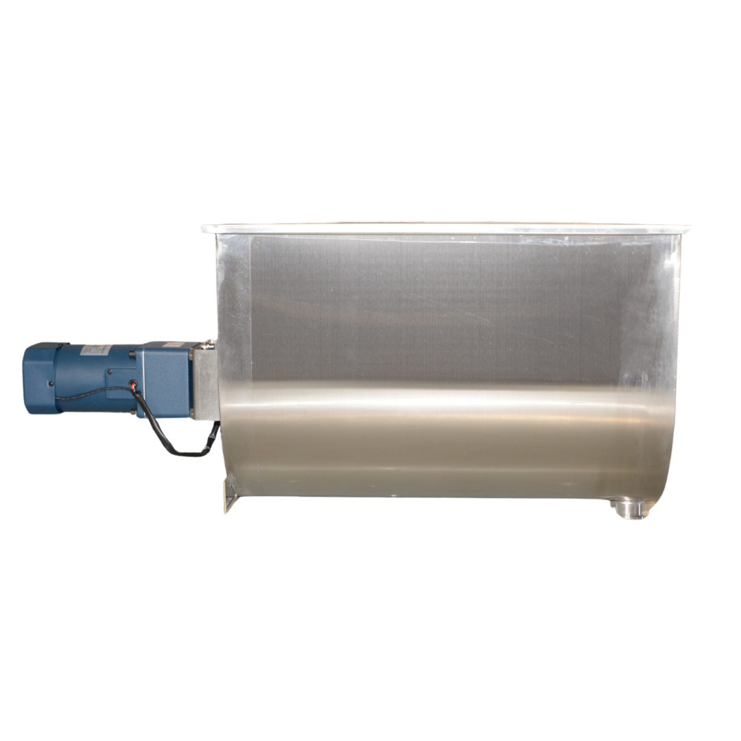 Ribbon mixer rear view showing controls