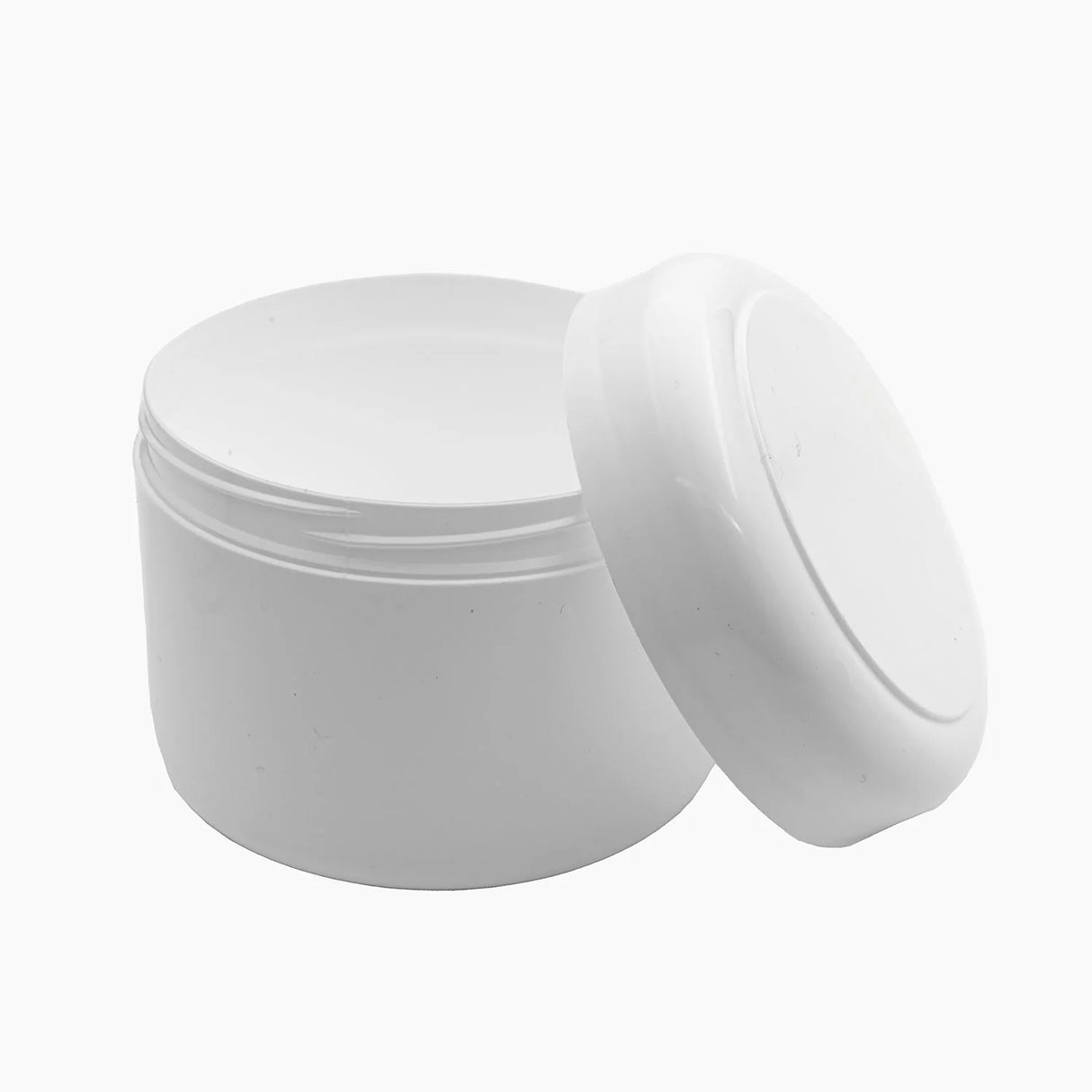250 g Euro Jar with Lid - White