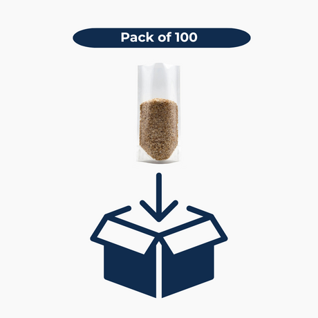 1000 ml Non Zipper Stand-Up Pouch (Sealable) - Clear