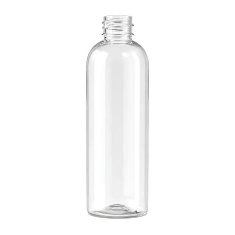 This sleek 100ml clear PET Boston Tall Bottle offers a modern, durable packaging solution for a variety of liquid products. 