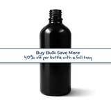 Buy bulk save more, black 100ml glass dropper bottle, empty cosmetic packaging for serums, oils and skincare formulations
