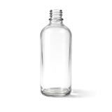 Clear 100ml glass dropper bottle, empty cosmetic packaging for serums, oils and skincare formulations