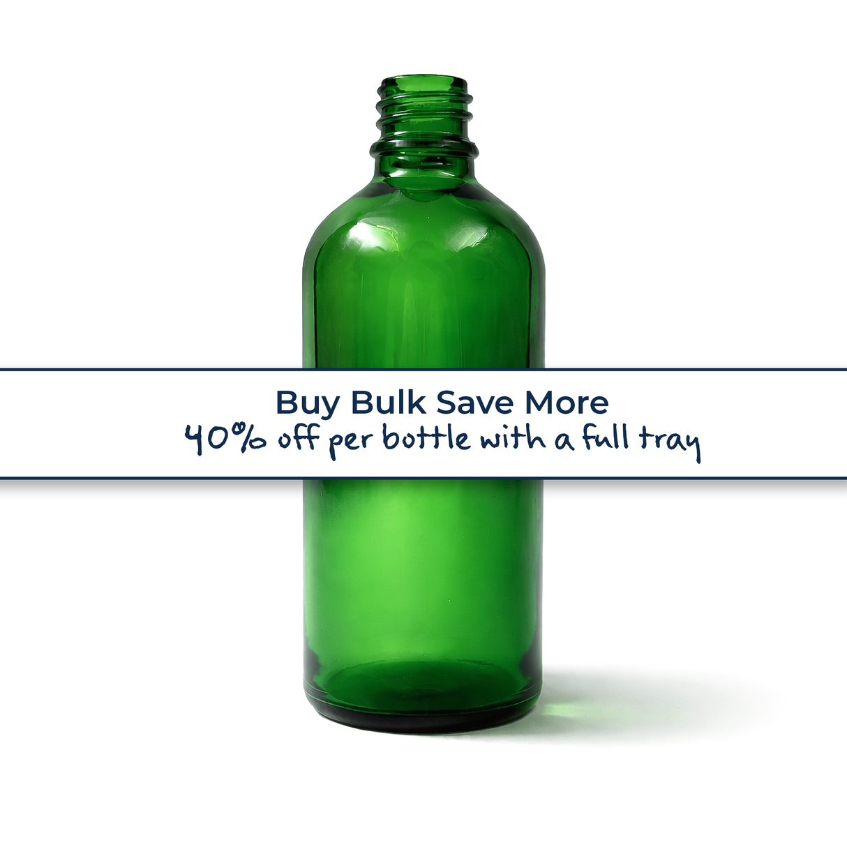 Buy bulk save more green 100ml glass dropper bottle, empty cosmetic packaging for serums, oils and skincare formulations