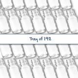 Collection of clear 10ml glass dropper bottle, empty cosmetic packaging for serums, oils and skincare formulations