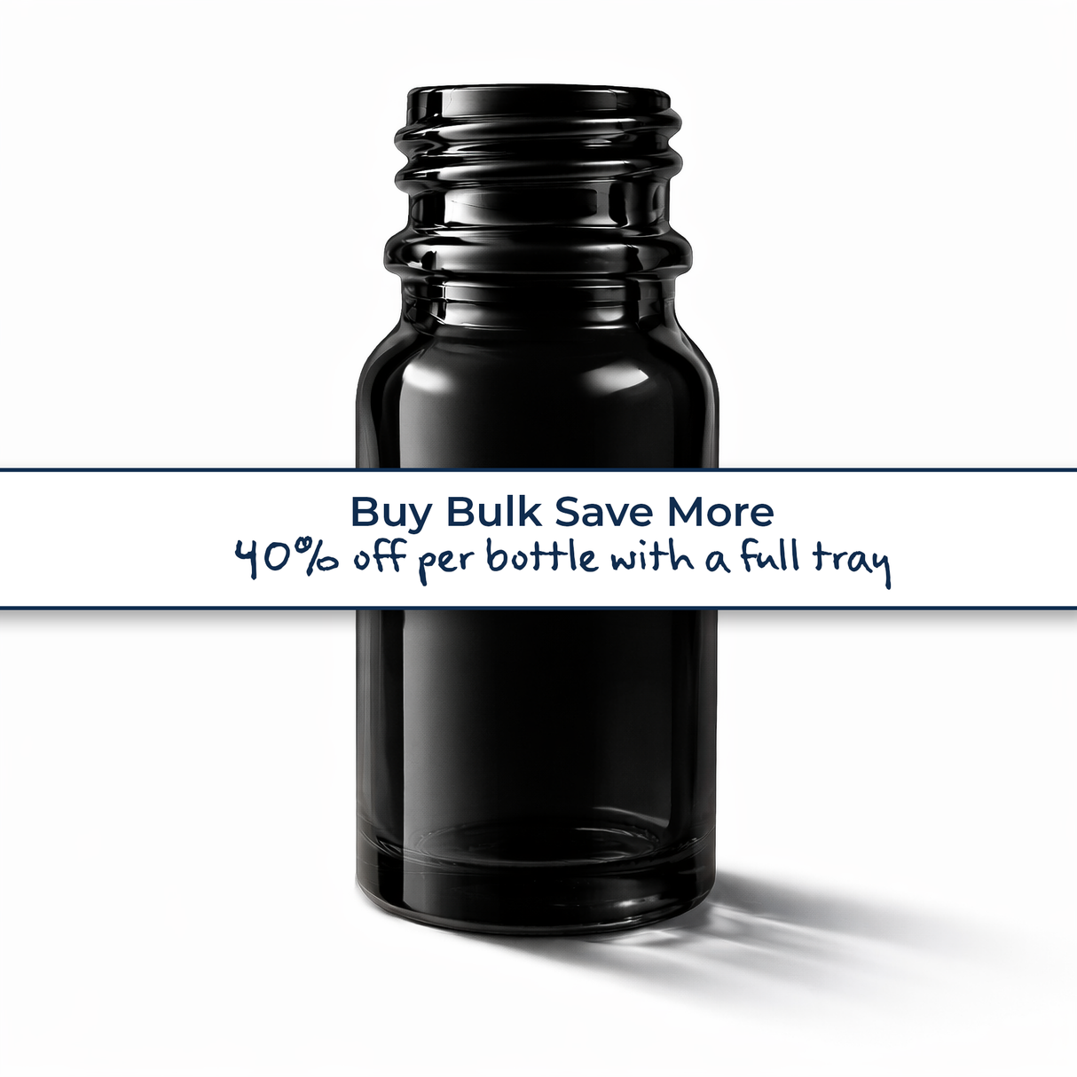 Buy bulk save more, black 10ml glass dropper bottle, empty cosmetic packaging for serums, oils and skincare formulations