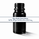 Buy bulk save more, black 10ml glass dropper bottle, empty cosmetic packaging for serums, oils and skincare formulations
