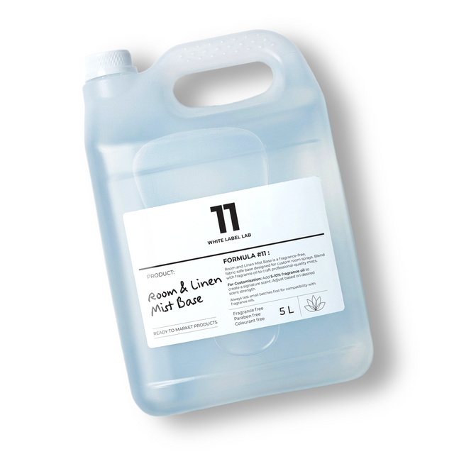 5 L jerry can of Brightpack room and linen mist for fragrance and home-care brands.