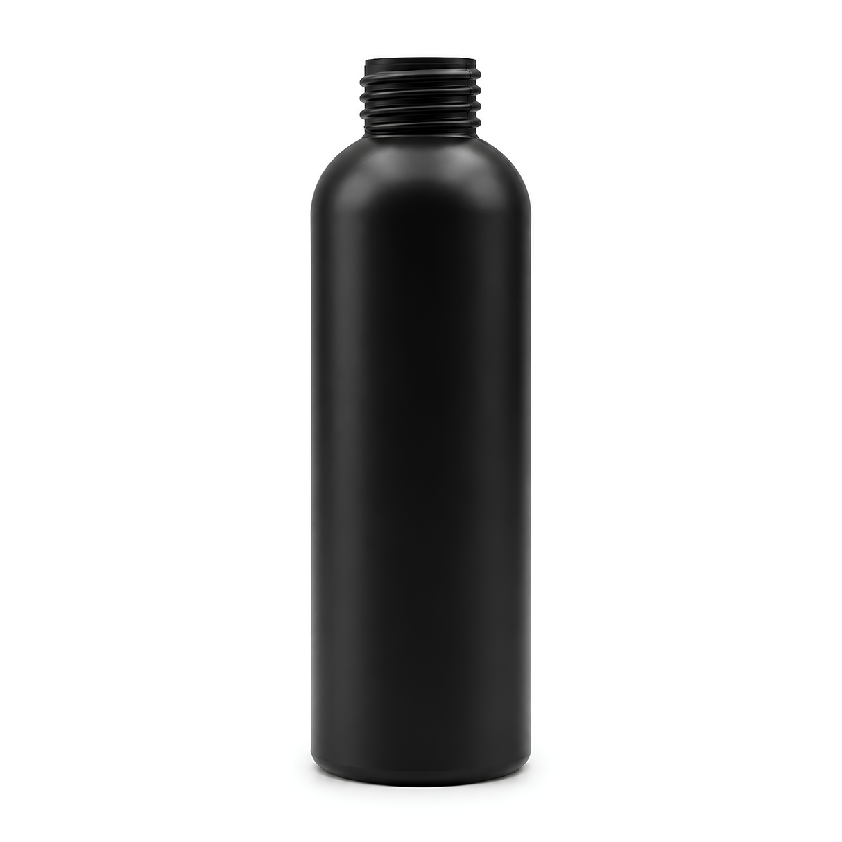 This HDPE (High Density Polyethylene) plastic bottle is known for its chemical resistance and high durability.