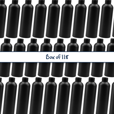 This HDPE (High Density Polyethylene) plastic bottle is known for its chemical resistance and high durability.