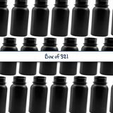 Presenting our 125ml Black HDPE Tablet Container, expertly designed for the secure storage and stylish presentation of tablets and supplements.