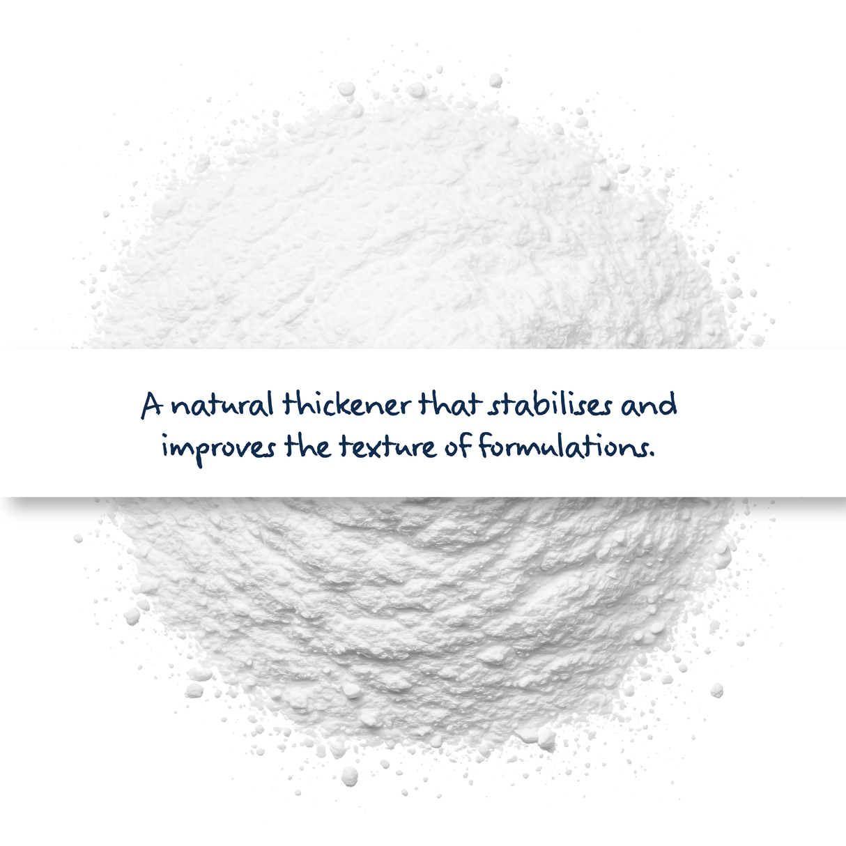 Xanthan Gum powder for cosmetics and formulations, natural thickener and stabiliser used in creams, gels, lotions, and emulsions