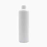 250ml HDPE Boston Tall Bottle (24mm neck) - No Closure - White