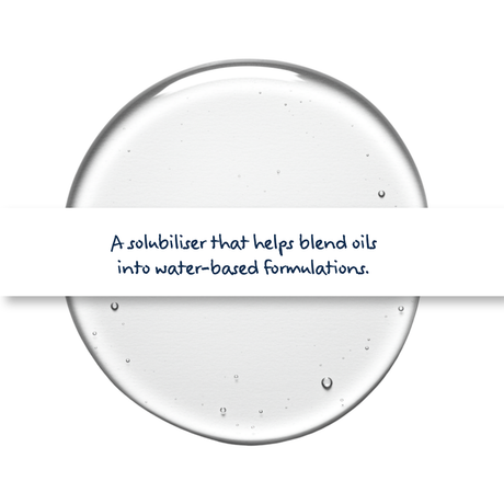 PEG-40 Hydrogenated Castor Oil, also known as Castor Wax, used as emulsifier and surfactant in cosmetics for blending oils and water