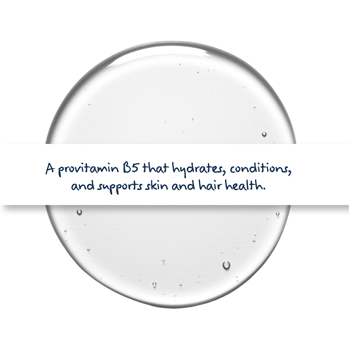 D-Panthenol provitamin B5 cosmetic ingredient, clear liquid used in skincare and haircare for moisturising, soothing, and improving texture