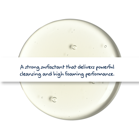 Sodium Lauryl Sulfate SLS 28 in container, ideal for shampoos, liquid soaps, body washes, and DIY formulations requiring strong cleansing power