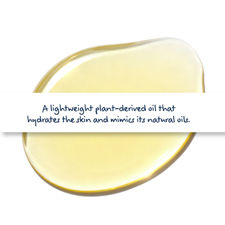 Vegetable Squalane cosmetic oil from olives, fast-absorbing and non-greasy, mimics natural skin oils for hydration and skin barrier support