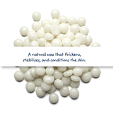 White Beeswax cosmetic grade, natural purified wax used in candles, lip balms, creams, and formulations for structure and stability