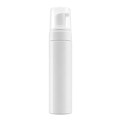 200ml Foam Bottle - With Closure - White