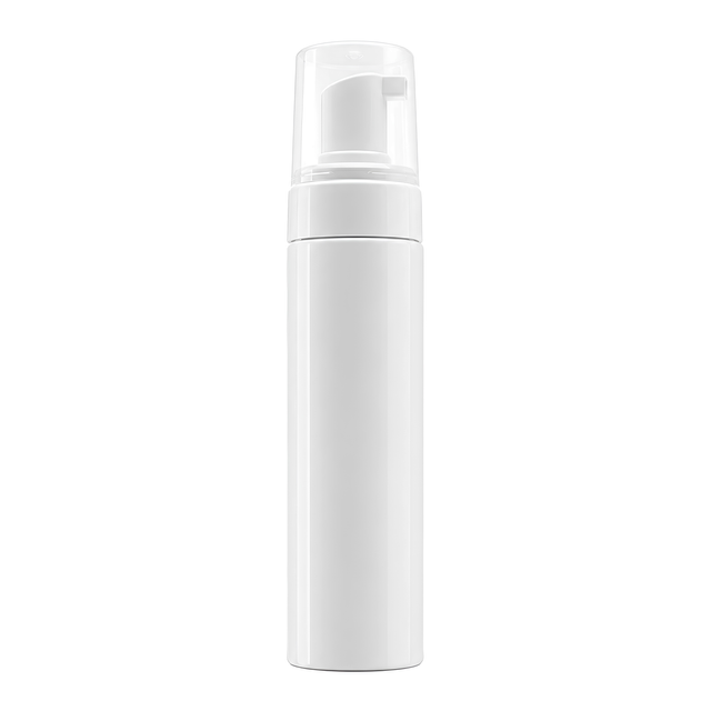 200ml Foam Bottle - With Closure - White