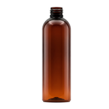 200ml PET Boston Tall Translucent Amber Bottle 24/410 mm neck, is a stylish and functional packaging option designed to protect light-sensitive products like essential oils, serums, and cosmetics.