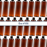 200ml PET Boston Tall Bottle (24mm neck) - No Closure - Amber