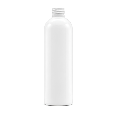 200ml Solid White PET Boston Tall Bottle is a durable and attractive packaging solution perfect for a variety of products, including lotions, shampoos, and conditioners.