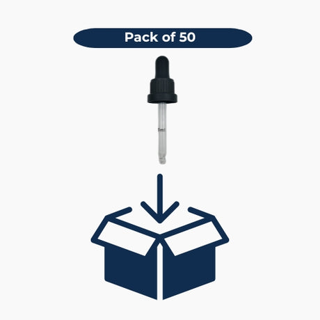 Pipette Dropper Cap (18 mm) - For 20 ml Glass Bottle