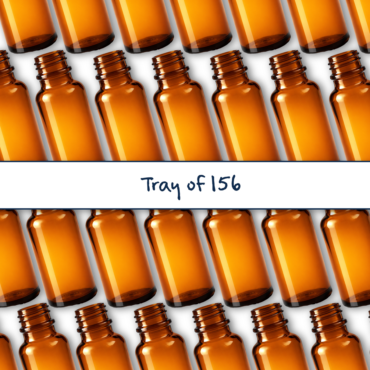 Collection of amber 20ml glass dropper bottles, empty cosmetic packaging for serums, oils and skincare formulations