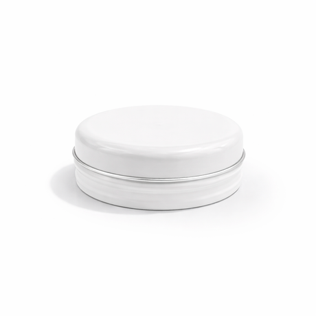 20 ml Tin Container with Lid (16 grams) - White