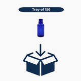 20ml Glass Dropper Bottle (18mm neck) - No Closure - Blue