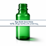 But bulk save more, green 20ml glass dropper bottle, empty cosmetic packaging for serums, oils and skincare formulations