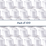 Multiple natural 24mm disc top cap for plastic bottles, ideal for cosmetics, haircare and personal care packaging