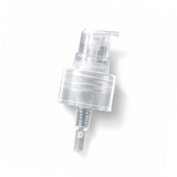 24mm Natural serum pump for cosmetic bottles, ideal for dispensing skincare serums, treatments and liquid beauty products