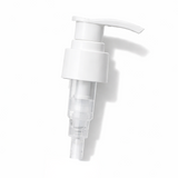 24 mm white lotion and soap pumps for cosmetic bottles, ideal for handwash, lotions and liquid personal care products