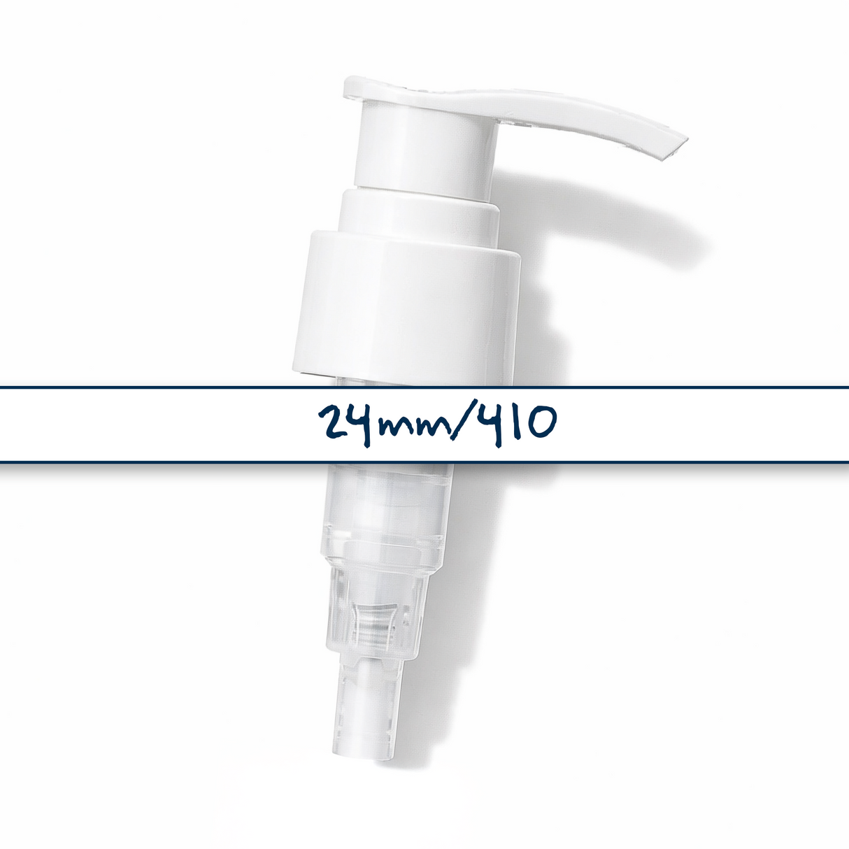 24 mm white lotion and soap pumps for cosmetic bottles, ideal for handwash, lotions and liquid personal care products