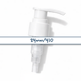 24 mm white lotion and soap pumps for cosmetic bottles, ideal for handwash, lotions and liquid personal care products