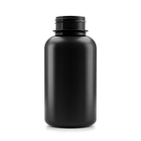 250ml Black HDPE Tablet Container is a durable and practical solution designed for storing tablets, capsules, or other solid products.