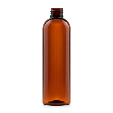 250ml PET Tall Boston Translucent Amber Bottle is an ideal packaging solution designed to protect light-sensitive liquids such as essential oils, serums, and cosmetic products.