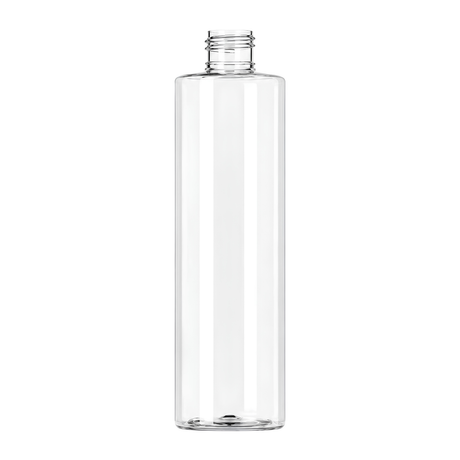 250ml Clear PET Sharp Cylindrical Bottle is a sleek and modern packaging solution, perfect for a variety of liquid products such as shampoos, conditioners, and body washes.