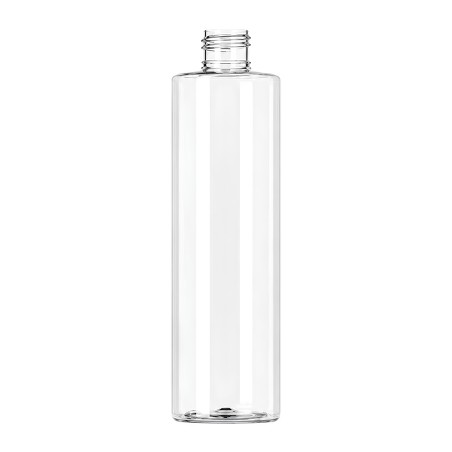 250ml Clear PET Sharp Cylindrical Bottle is a sleek and modern packaging solution, perfect for a variety of liquid products such as shampoos, conditioners, and body washes.