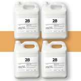 Pack of four 5 L jerry cans of Brightpack Cocoa Cabana hand and body lotion with a soft cocoa scent.