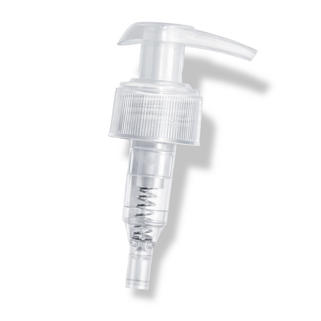 28 mm natural lotion and soap pump for cosmetic bottles, ideal for handwash, lotions and liquid personal care products