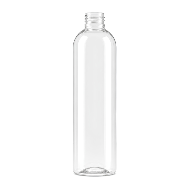 300ml Clear PET Boston Tall Bottle is a sleek and durable packaging option, perfect for showcasing liquids such as shampoos, conditioners, lotions, and more.
