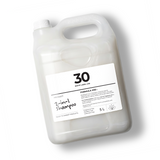 5 L jerry can of Brightpack 2-in-1 shampoo combining cleansing and conditioning.