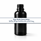 Buy bulk save more, black 30ml glass dropper bottle, empty cosmetic packaging for serums, oils and skincare formulations