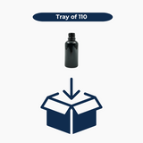 30ml Glass Dropper Bottle (18mm neck) - No Closure - Black