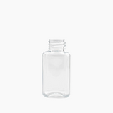 30ml Square PET Nellie Bottle (20mm neck) - No Closure - Clear