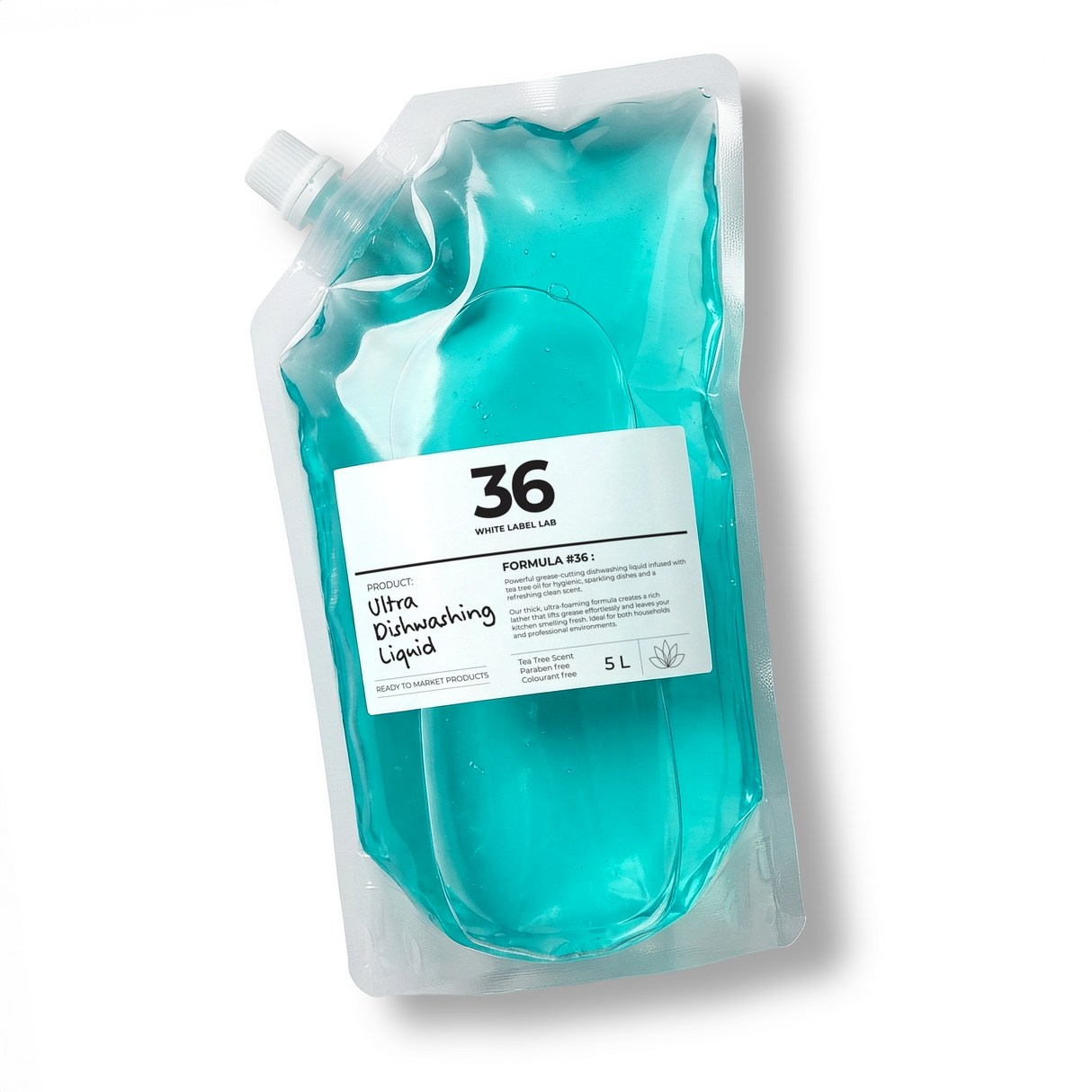 750 ml refill pouch of Brightpack Ultra Dishwashing Liquid for household and bulk refilling.