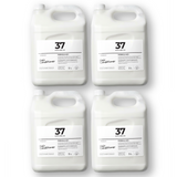 Pack of four 5 L jerry cans of Brightpack hair conditioner for bulk salon and retail use.