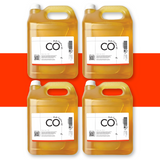 4 x 5L Pure Castor Oil, ideal for hair treatments, scalp care, beard oils, and DIY skincare formulations